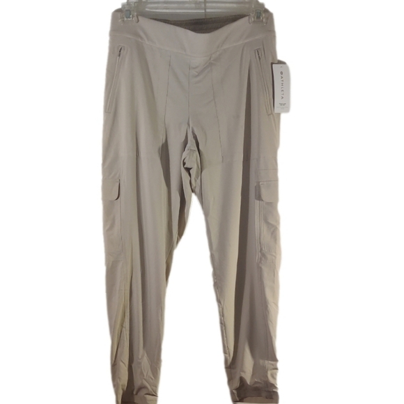 Athleta Chelsea Cargo Lined Pants NW T Size 12 - Picture 2 of 10